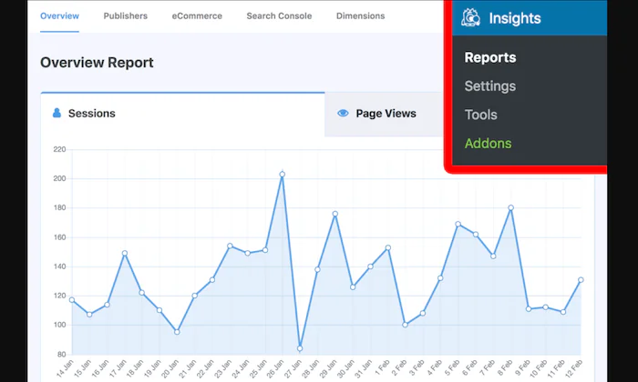 MonsterInsights plugin untuk analisis traffic website