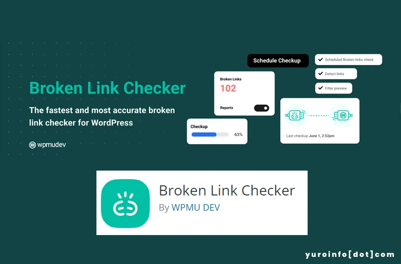 Broken Link Checker plugin untuk mengecek link rusak